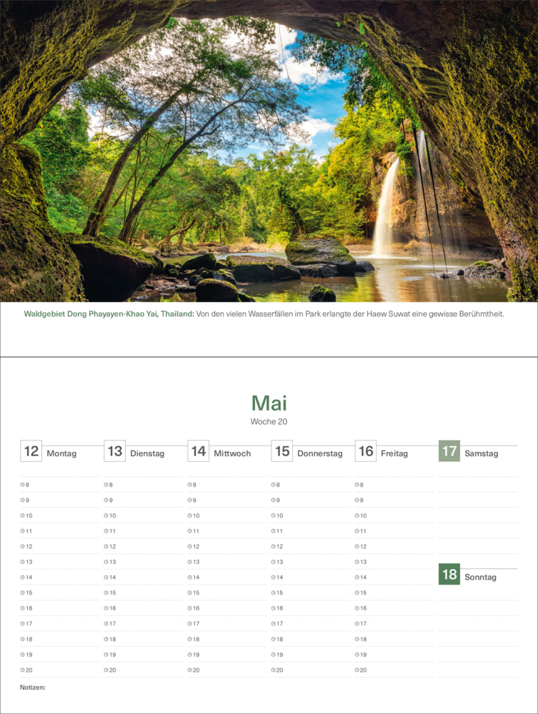 Bild: 9783965913714 | Das Naturerbe der Welt - KUNTH Tischkalender 2025 | Kalender | 54 S.