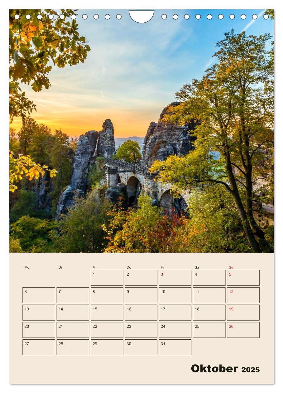 Bild: 9783435972197 | Zauberhafte Sächsische Schweiz (Wandkalender 2025 DIN A4 hoch),...