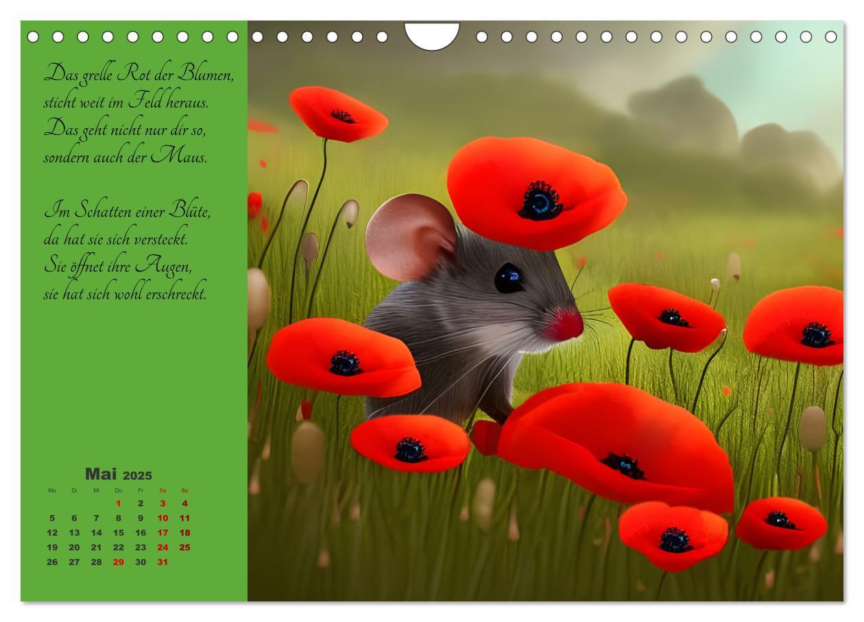 Bild: 9783383911088 | Der Maus Kalender (Wandkalender 2025 DIN A4 quer), CALVENDO...