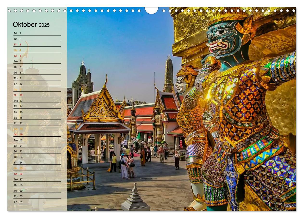 Bild: 9783435502431 | Bangkok - Königreich Thailand (Wandkalender 2025 DIN A3 quer),...