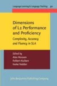 Cover: 9789027213068 | Dimensions of L2 Performance and Proficiency | Alex Housen (u. a.)