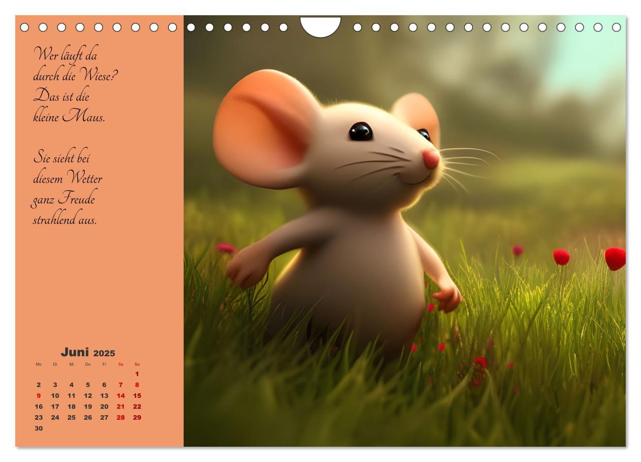 Bild: 9783383911088 | Der Maus Kalender (Wandkalender 2025 DIN A4 quer), CALVENDO...