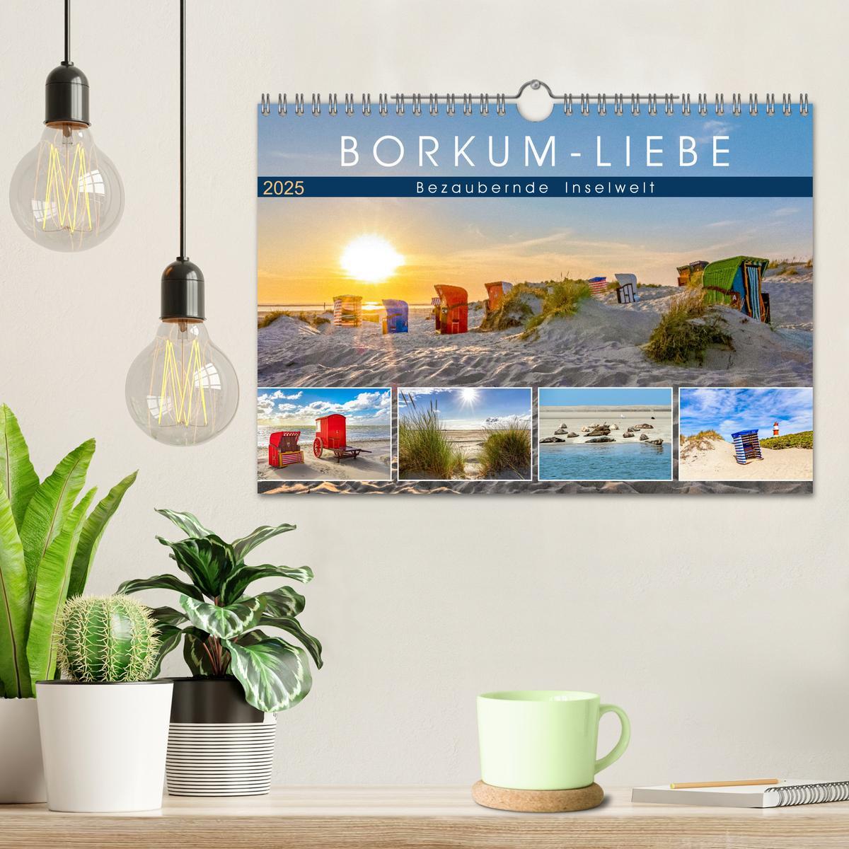 Bild: 9783435081134 | BORKUM-LIEBE (Wandkalender 2025 DIN A4 quer), CALVENDO Monatskalender