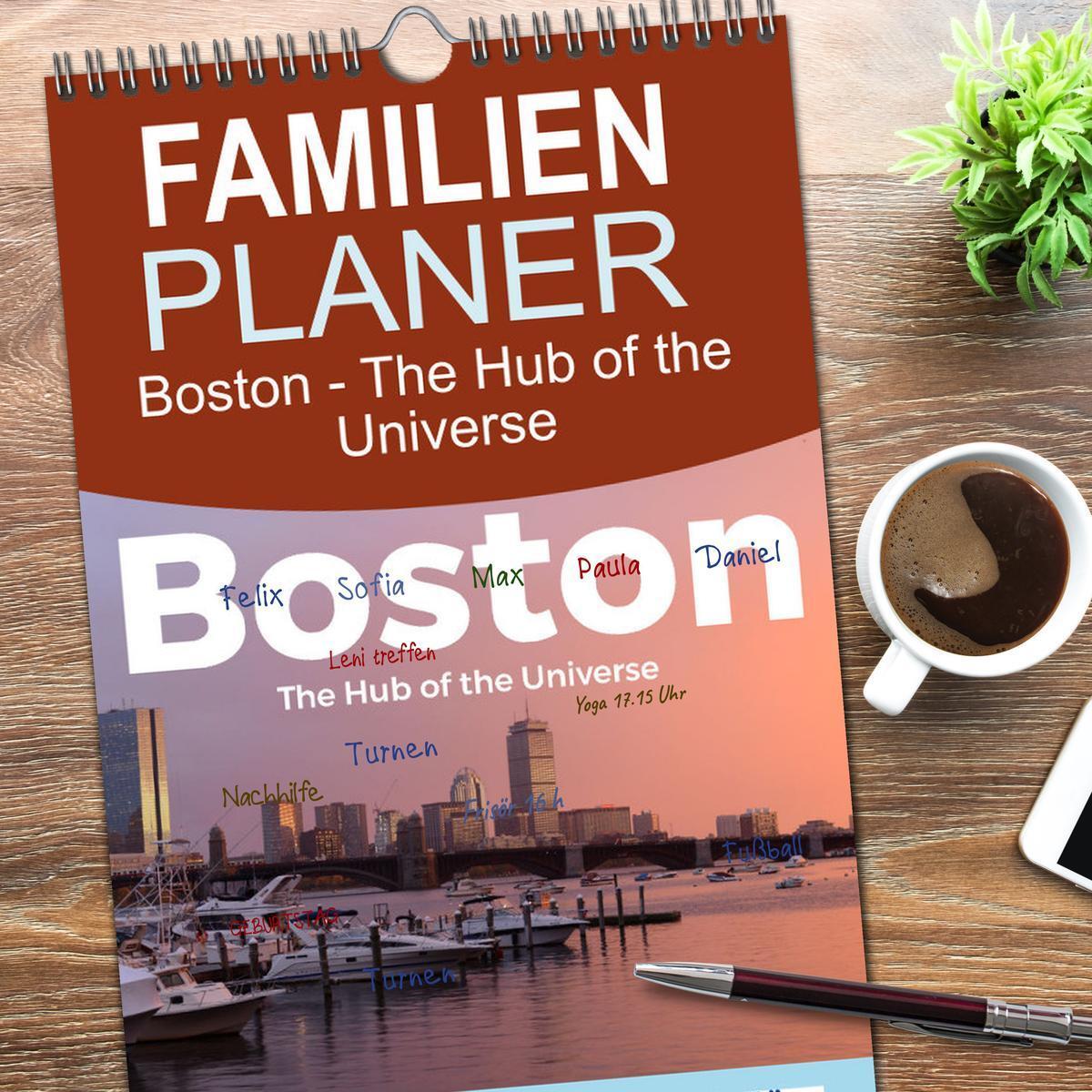 Bild: 9783457103760 | Familienplaner 2025 - Boston - The Hub of the Universe mit 5...