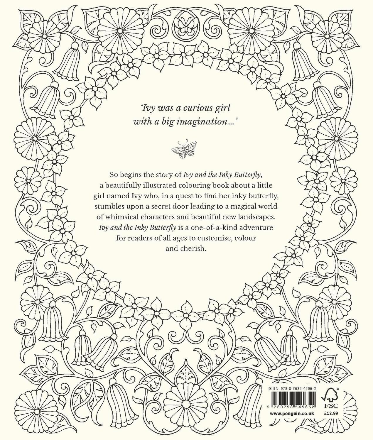 Rückseite: 9780753545652 | Ivy and the Inky Butterfly | Johanna Basford | Taschenbuch | Englisch