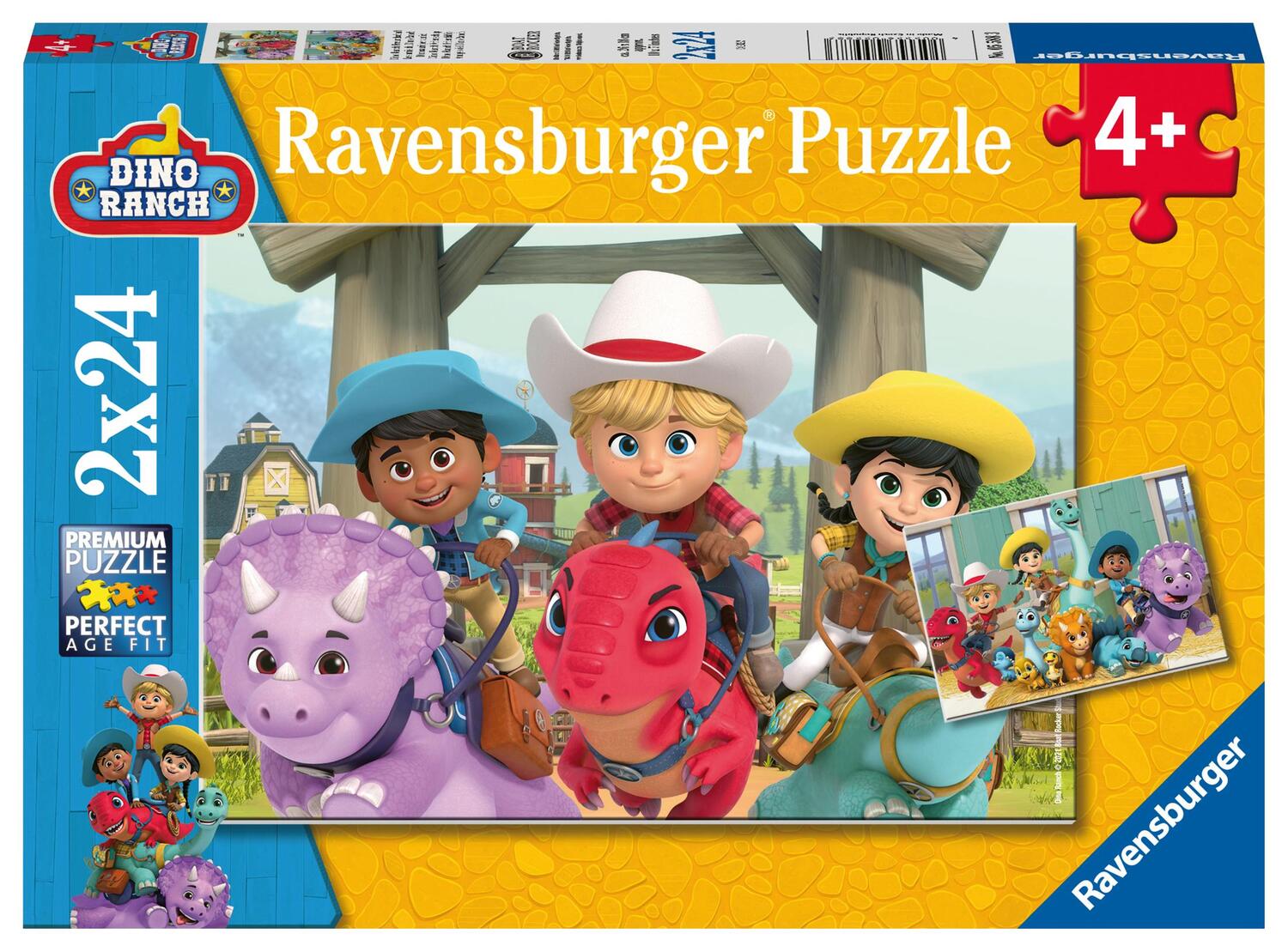 Cover: 4005556055883 | Ravensburger Kinderpuzzle 05588 - Dino Ranch Freundschaft - 2x24...