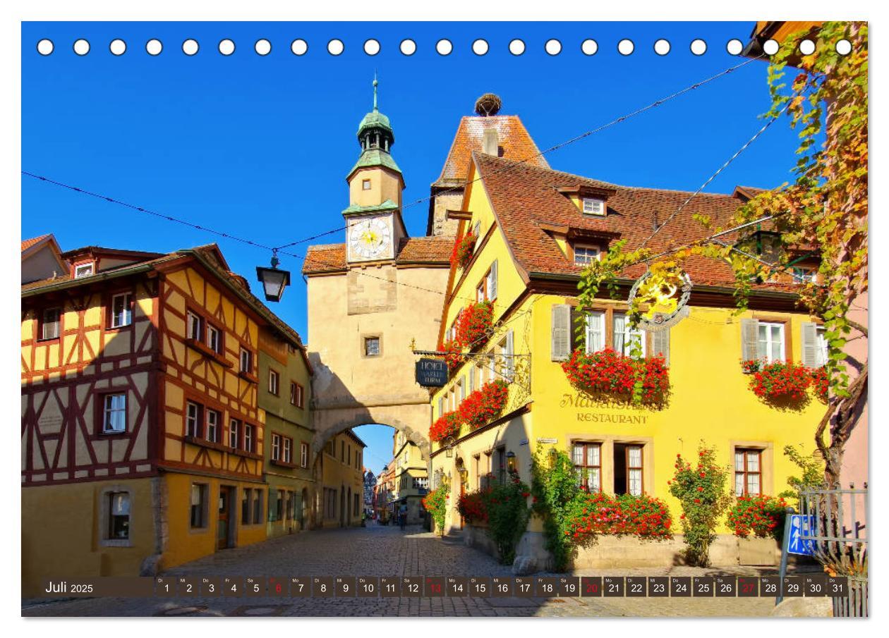 Bild: 9783435280773 | Rothenburg o. d. Tauber - Perle des Taubertales (Tischkalender 2025...