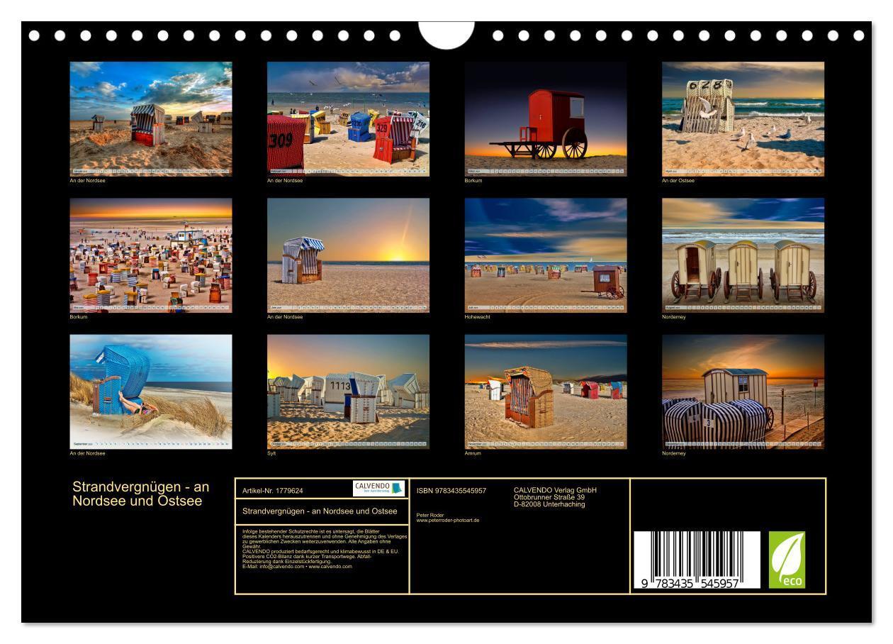 Bild: 9783435545957 | Strandvergnügen - an Nordsee und Ostsee (Wandkalender 2025 DIN A4...