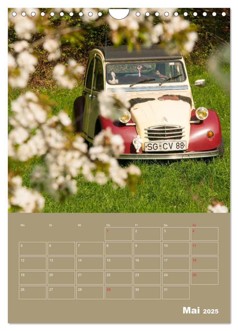 Bild: 9783435955664 | Citroën 2 CV ¿ Flower Power (Wandkalender 2025 DIN A4 hoch),...