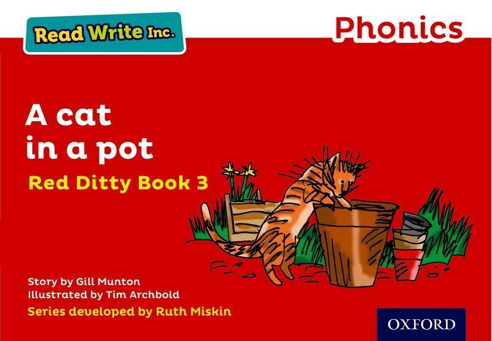 Cover: 9780198371212 | Munton, G: Read Write Inc. Phonics: Red Ditty Book 3 A Cat i | Munton