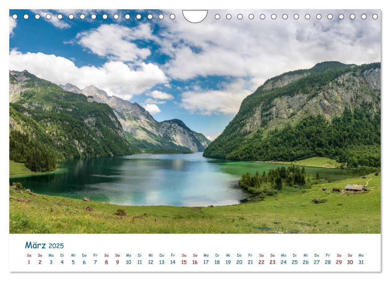 Bild: 9783435185429 | Der Königssee Perle unter dem Watzmann (Wandkalender 2025 DIN A4...