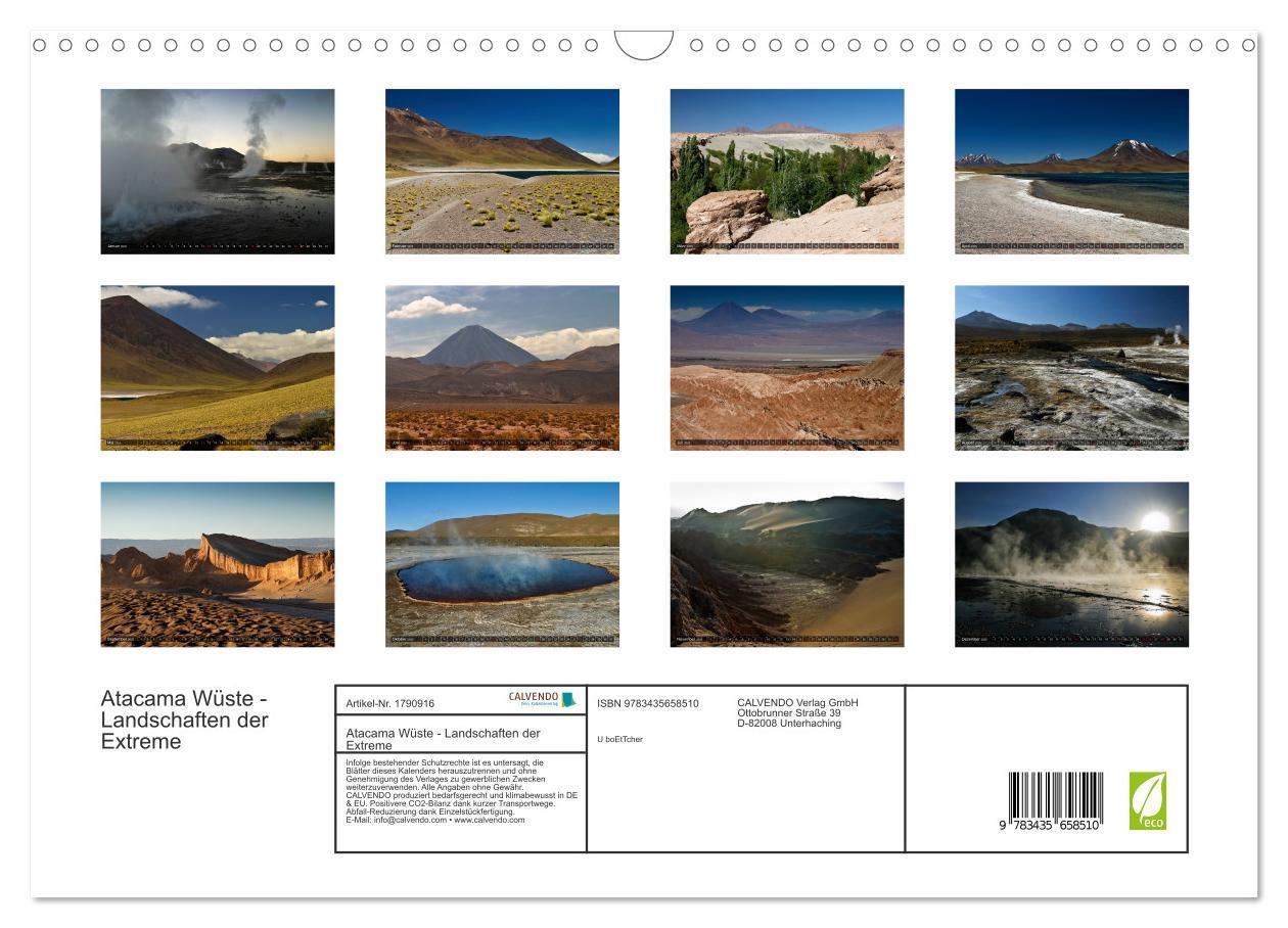 Bild: 9783435658510 | Atacama Wüste - Landschaften der Extreme (Wandkalender 2025 DIN A3...