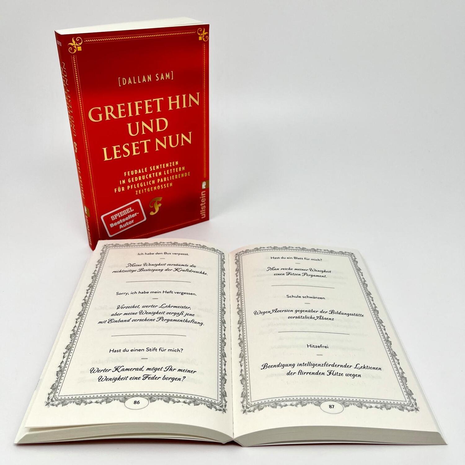 Bild: 9783548067506 | Greifet hin und leset nun | Dallan Sam | Taschenbuch | 208 S. | 2023