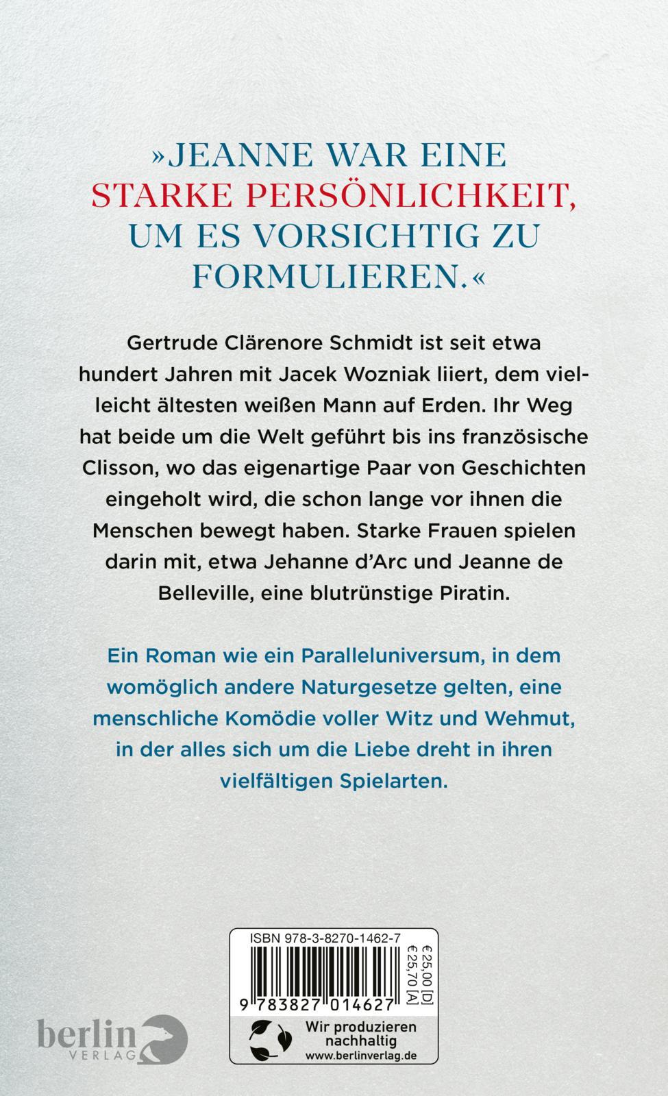 Rückseite: 9783827014627 | Wann das mit Jeanne begann | Roman | Helmut Krausser | Buch | 384 S.