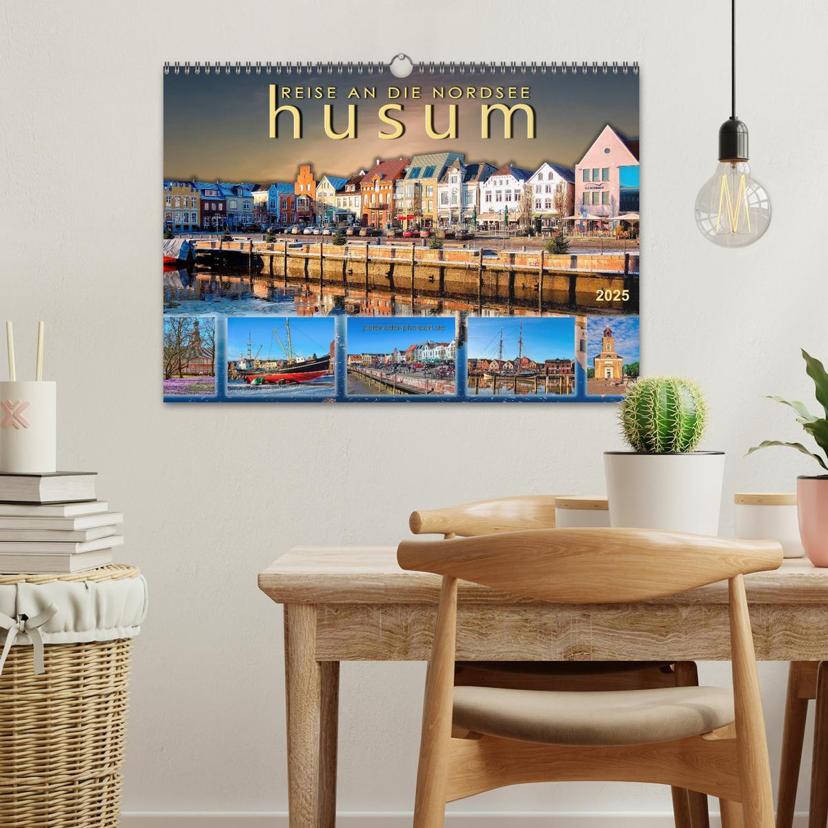 Bild: 9783435448326 | Reise an die Nordsee - Husum (Wandkalender 2025 DIN A3 quer),...