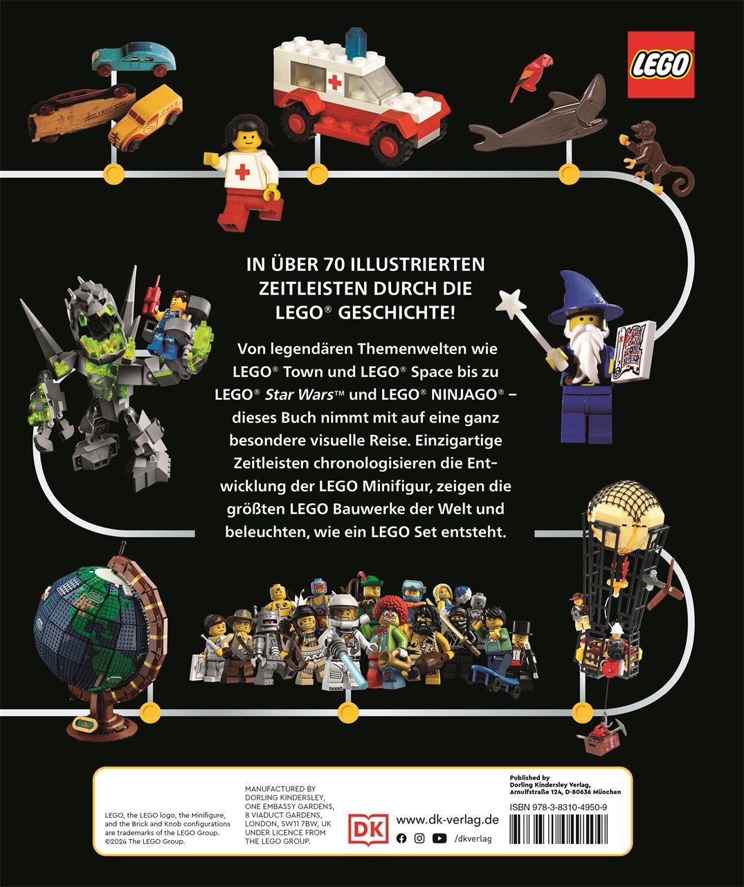 Rückseite: 9783831049509 | LEGO® Timelines | Eine visuelle Zeitreise durch die LEGO® Geschichte