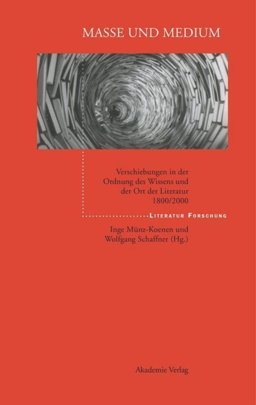 Cover: 9783050035314 | Masse und Medium | Wolfgang Schäffner (u. a.) | Buch | XXII | Deutsch