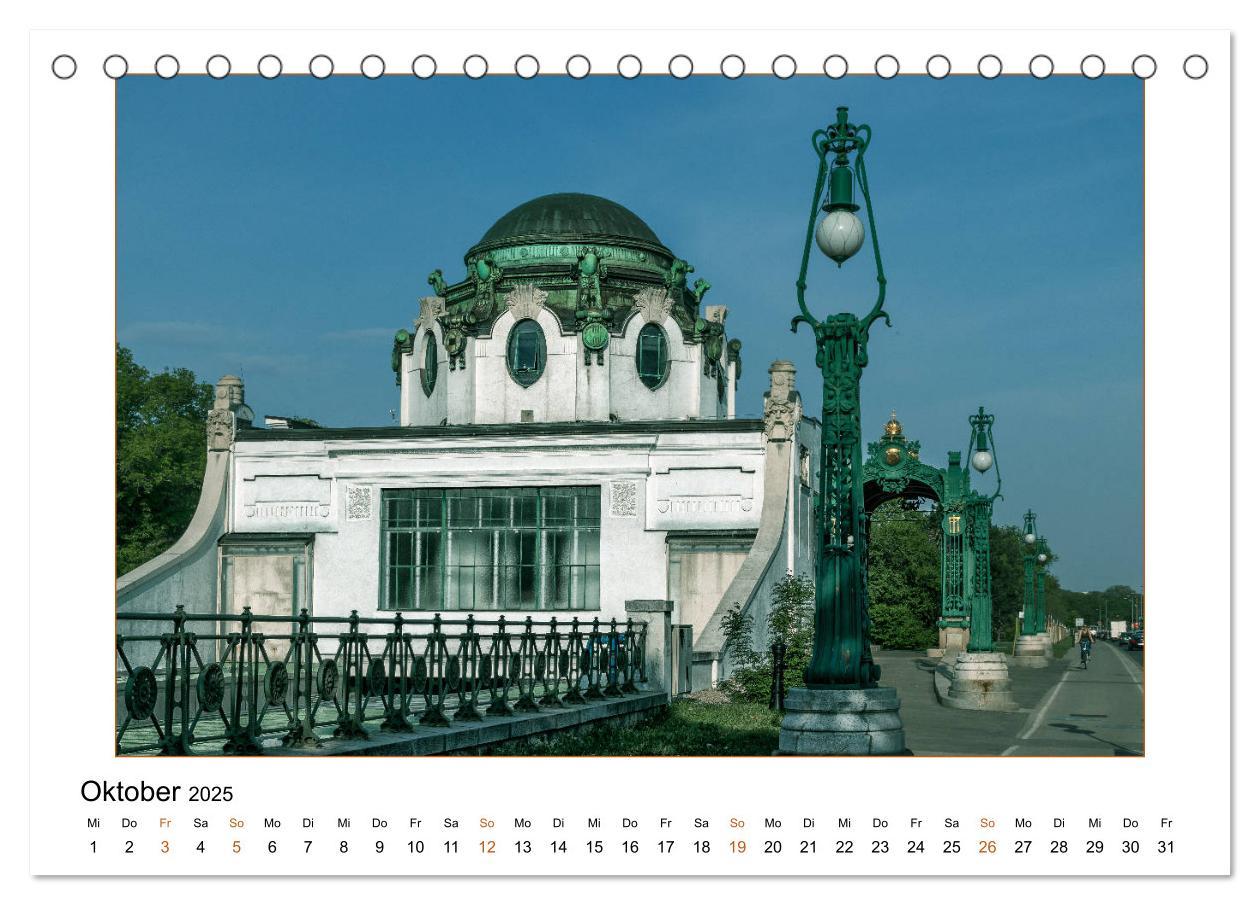 Bild: 9783435282302 | Otto Wagners Wien (Tischkalender 2025 DIN A5 quer), CALVENDO...