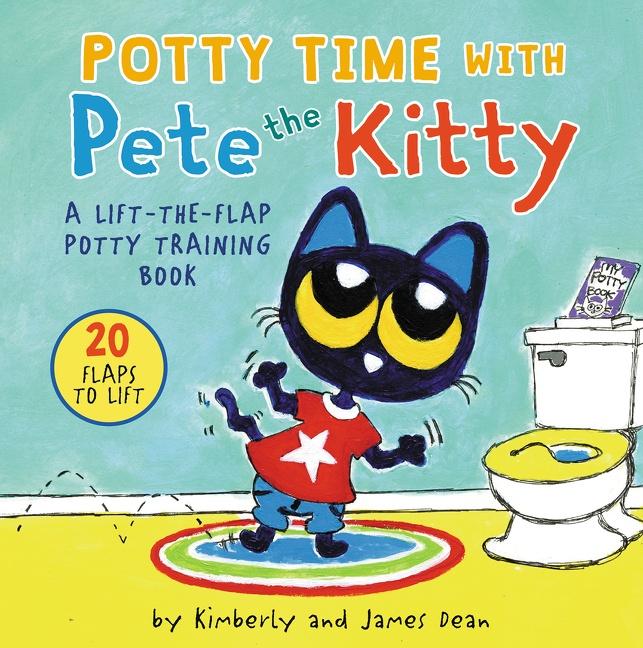 Cover: 9780063111516 | Potty Time with Pete the Kitty | A Lift-The-Flap Potty Book for Kids