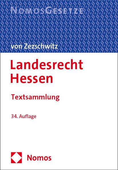 Cover: 9783756017577 | Landesrecht Hessen | Textsammlung - Rechtsstand: 11. September 2024