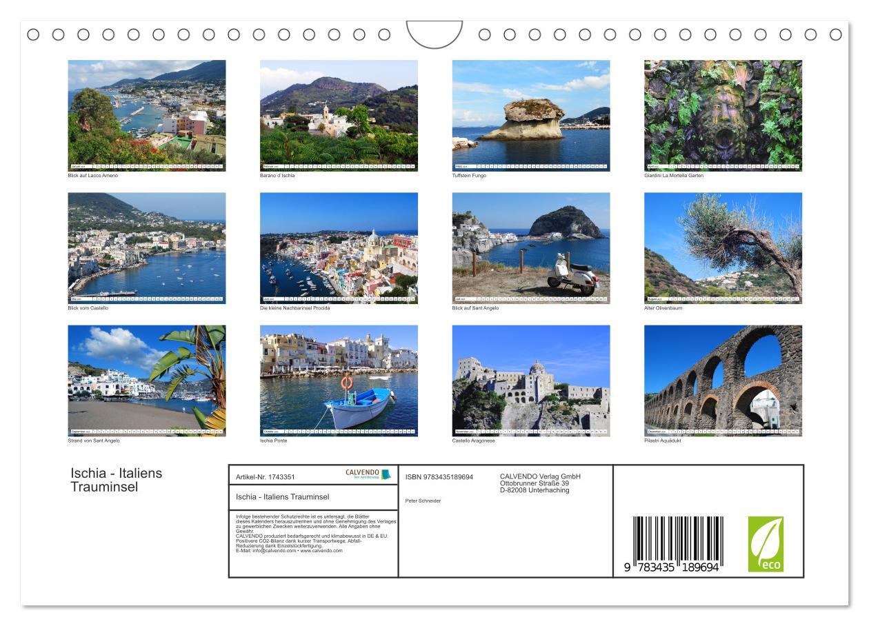 Bild: 9783435189694 | Ischia - Italiens Trauminsel (Wandkalender 2025 DIN A4 quer),...