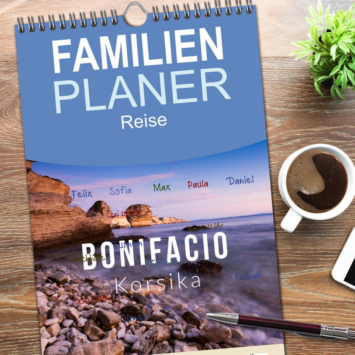 Bild: 9783457116616 | Familienplaner 2025 - Bonifacio. Korsika mit 5 Spalten...