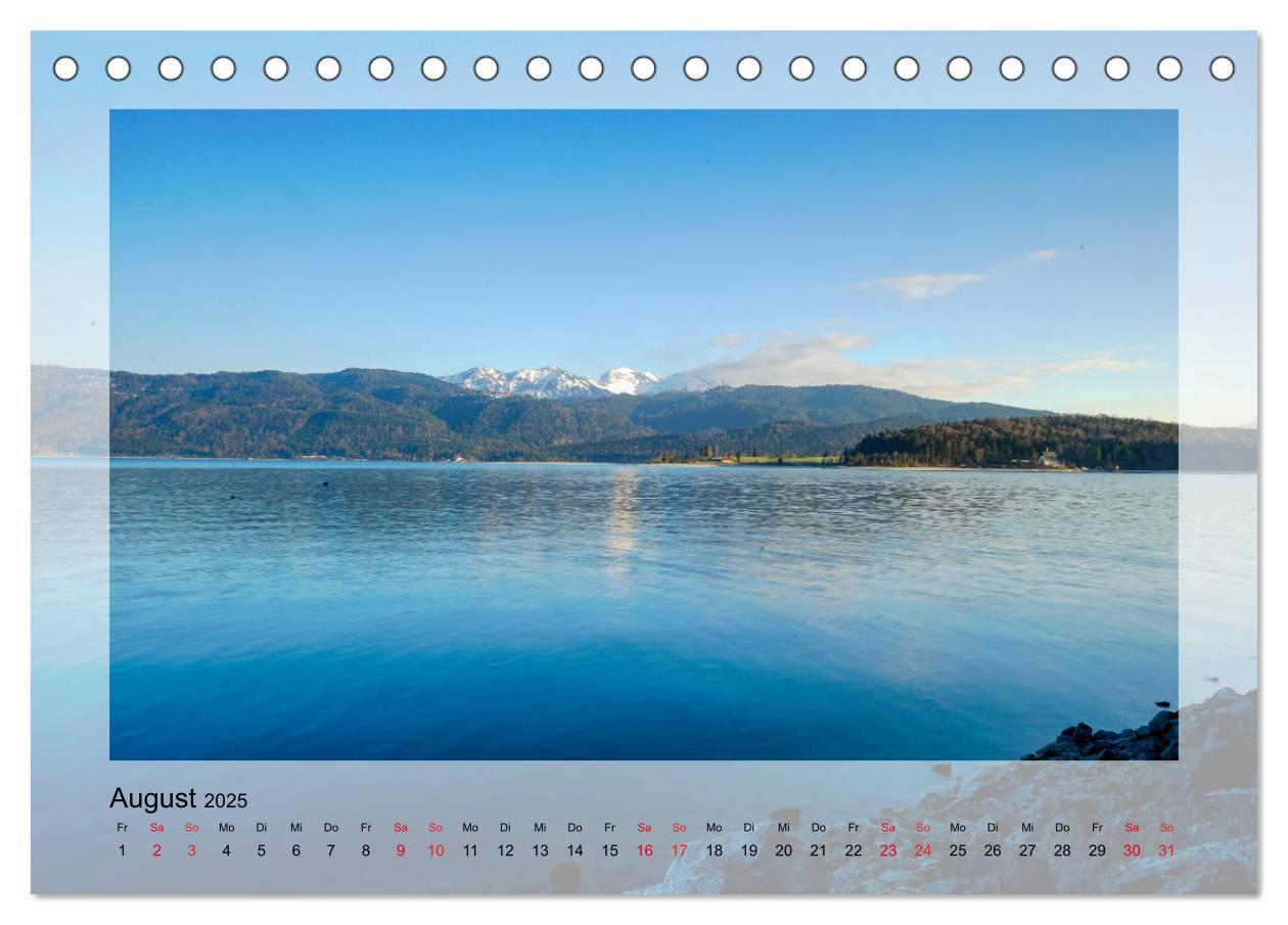 Bild: 9783435177776 | Walchensee (Tischkalender 2025 DIN A5 quer), CALVENDO Monatskalender