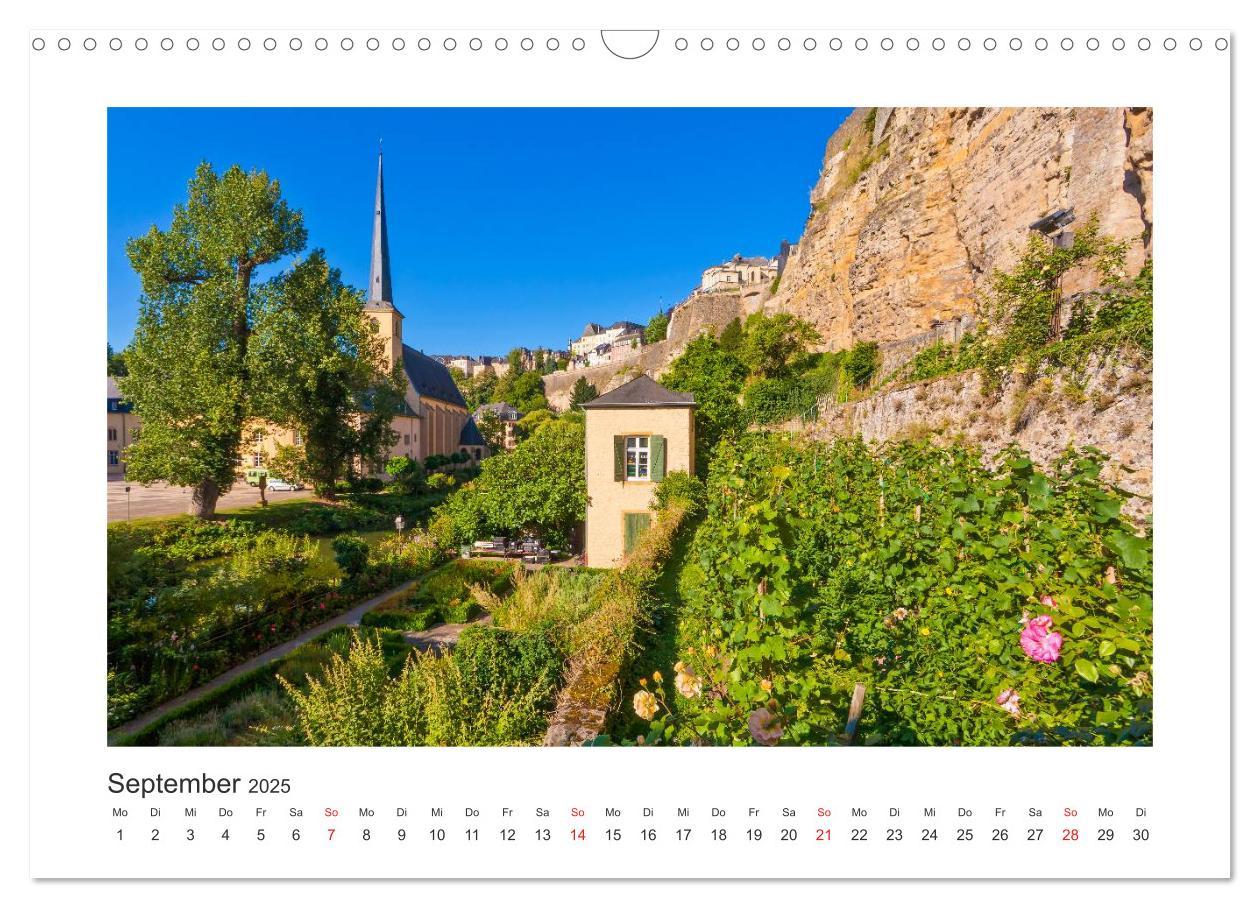 Bild: 9783435592159 | LUXEMBURG Stadt der Kontraste (Wandkalender 2025 DIN A3 quer),...