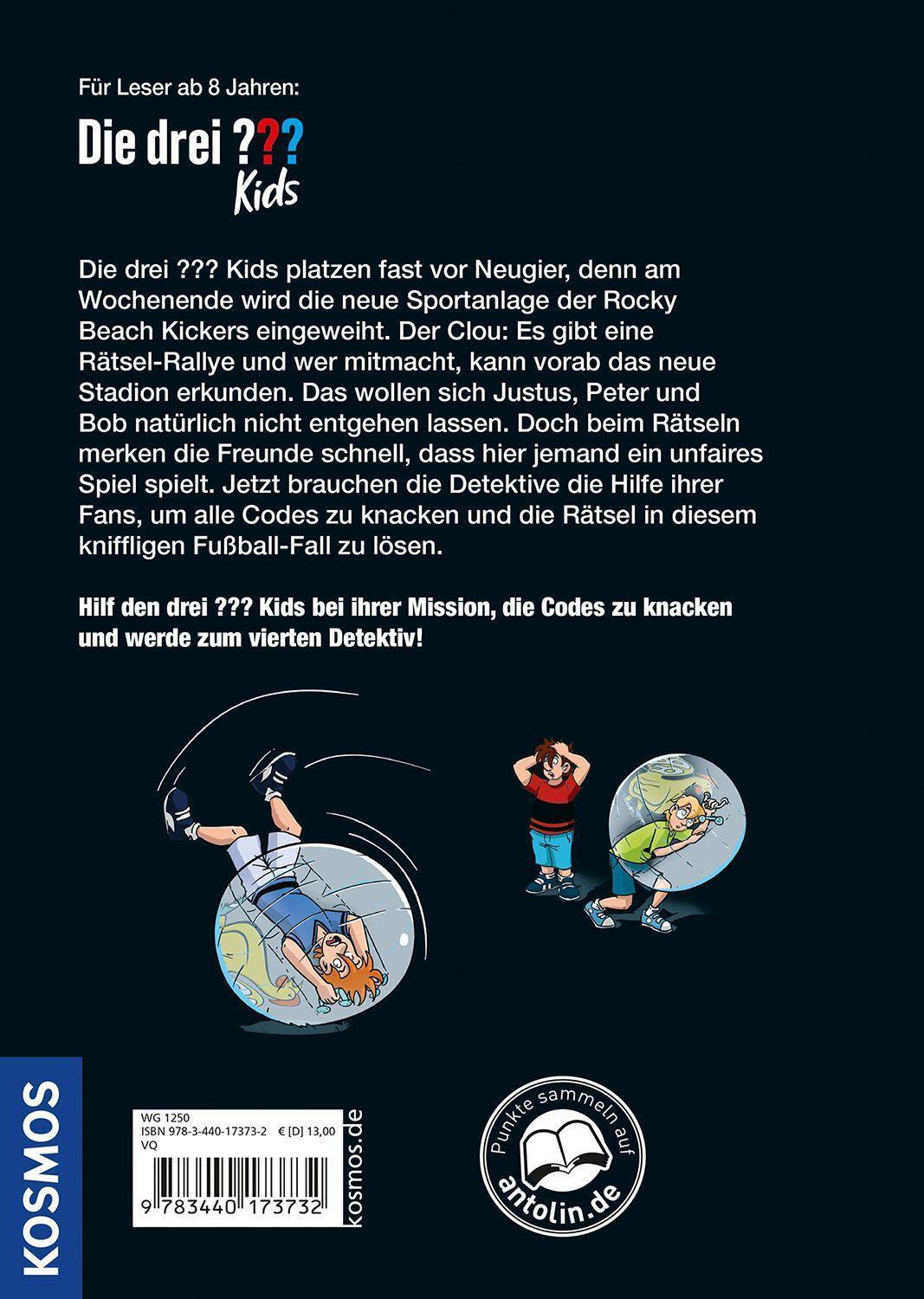 Bild: 9783440173732 | Die drei ??? Kids, Mission Fußball-Code | Nina Schiefelbein | Buch