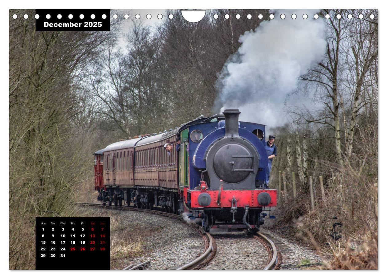 Bild: 9781325977055 | Assorted photographs of STEAM LOCOMOTIVES (Wall Calendar 2025 DIN...