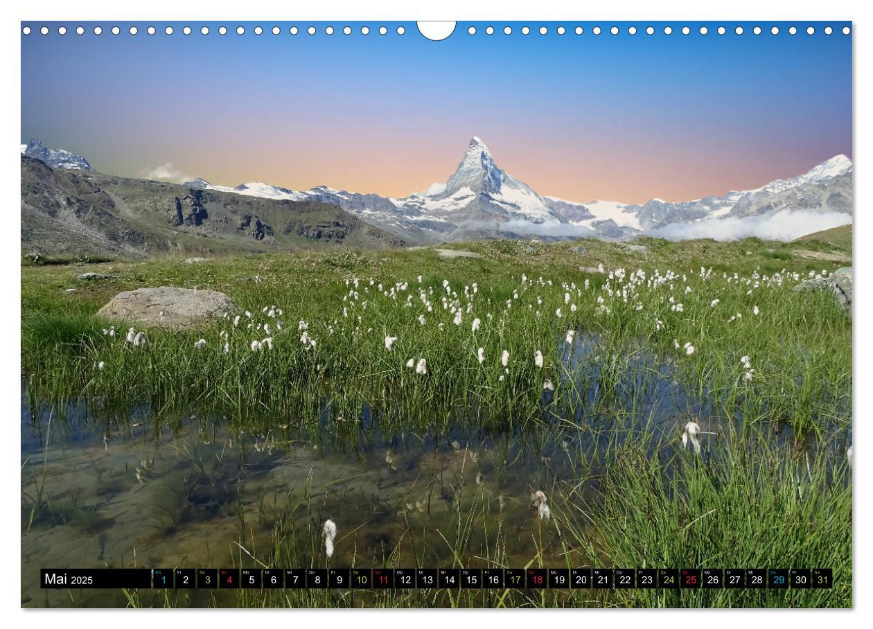 Bild: 9783435213931 | Und ewig lockt das Matterhorn (Wandkalender 2025 DIN A3 quer),...