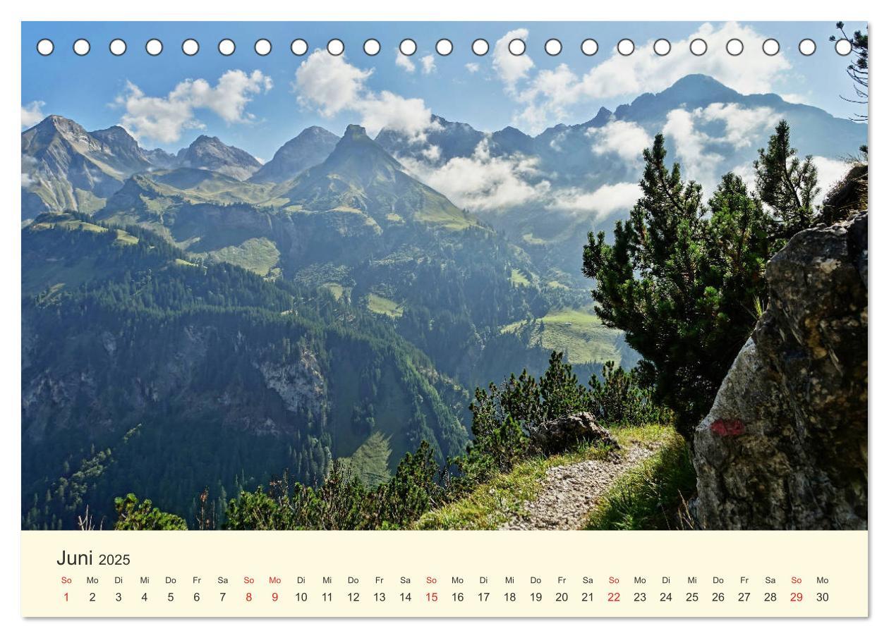 Bild: 9783435191116 | Wanderglück im Allgäu (Tischkalender 2025 DIN A5 quer), CALVENDO...