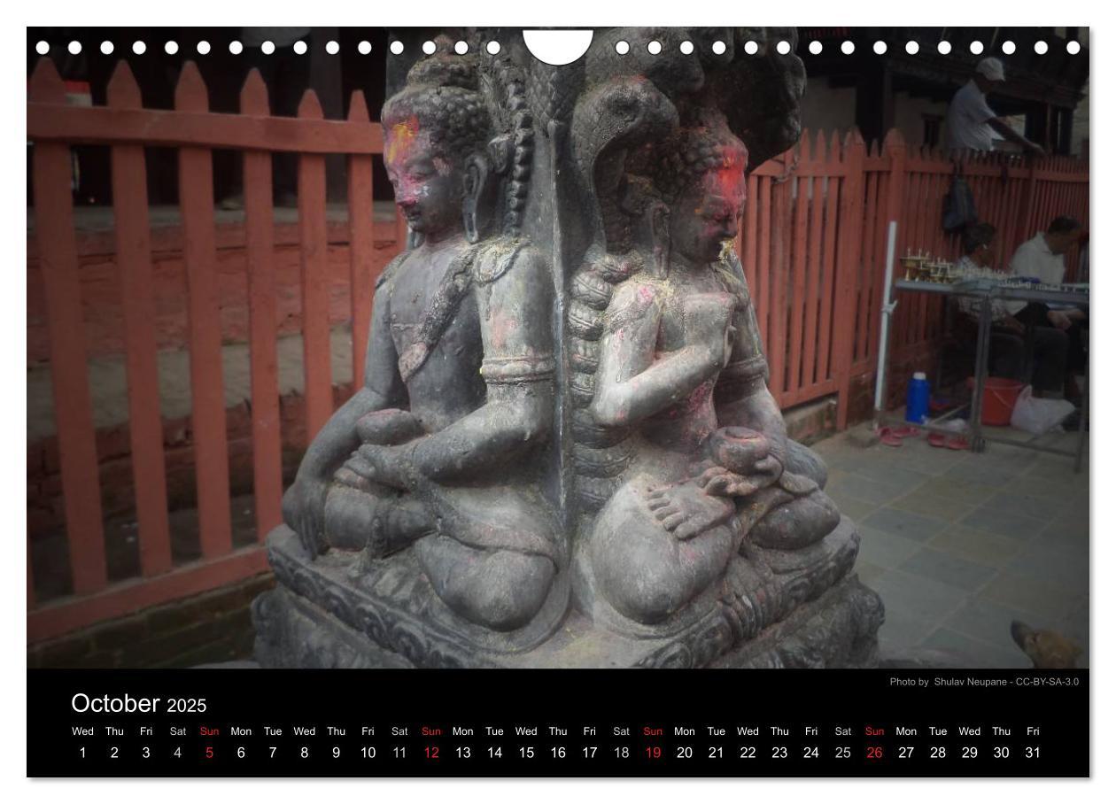 Bild: 9781325961962 | Monuments of Nepal 2025 (Wall Calendar 2025 DIN A4 landscape),...