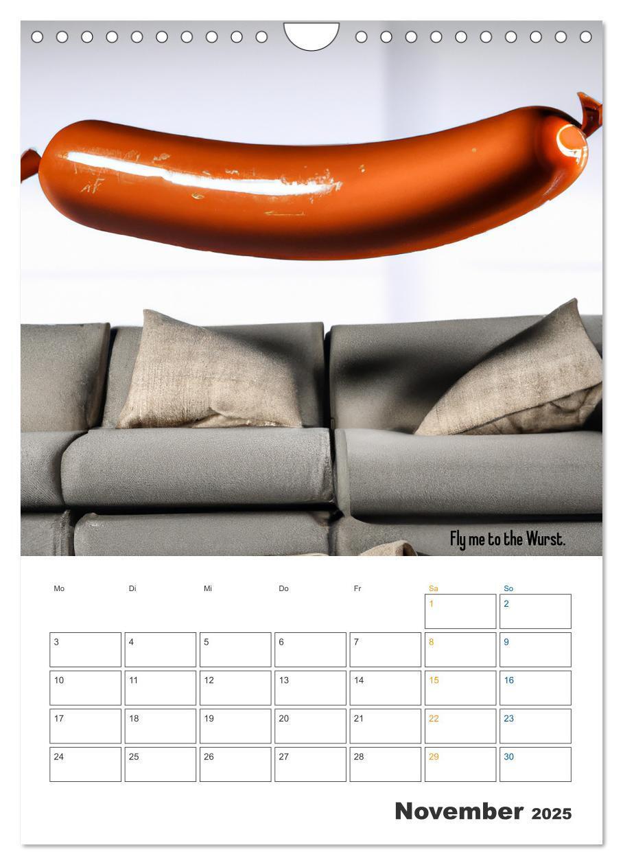 Bild: 9783435885817 | Ist mir Wurst Kalender (Wandkalender 2025 DIN A4 hoch), CALVENDO...