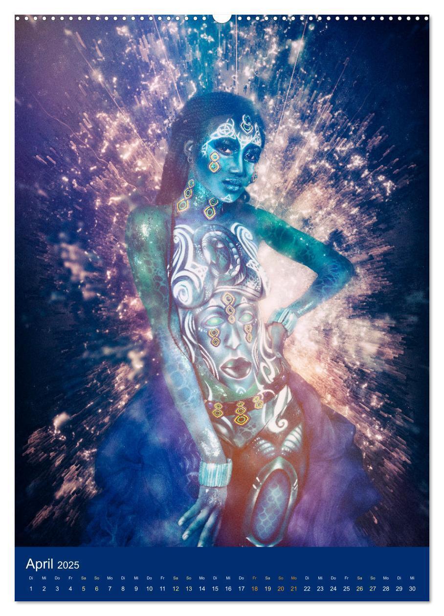 Bild: 9783435933143 | Bodypainting Adventures (Wandkalender 2025 DIN A2 hoch), CALVENDO...