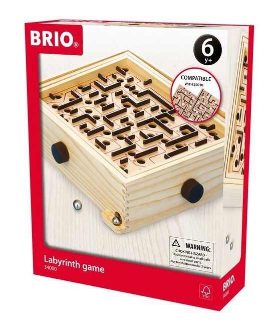 Cover: 7312350340006 | BRIO 34000 Labyrinth - Der schwedische Geschicklichkeits-Klassiker...