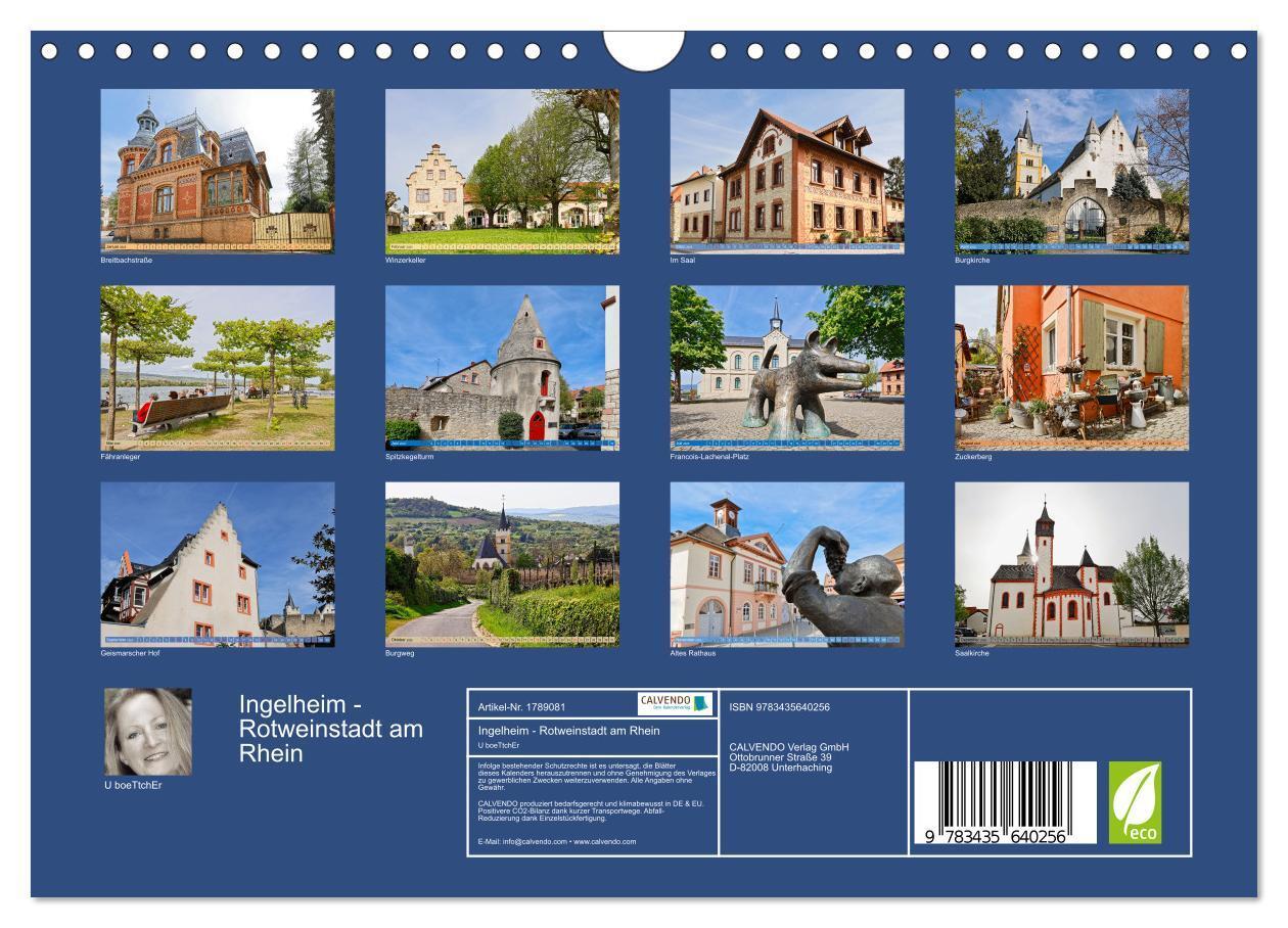 Bild: 9783435640256 | Ingelheim - Rotweinstadt am Rhein (Wandkalender 2025 DIN A4 quer),...