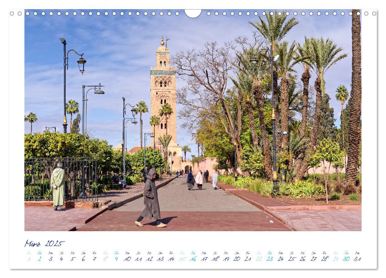 Bild: 9783383913525 | Marrakesch - Oase im Wüstenstaub (Wandkalender 2025 DIN A3 quer),...