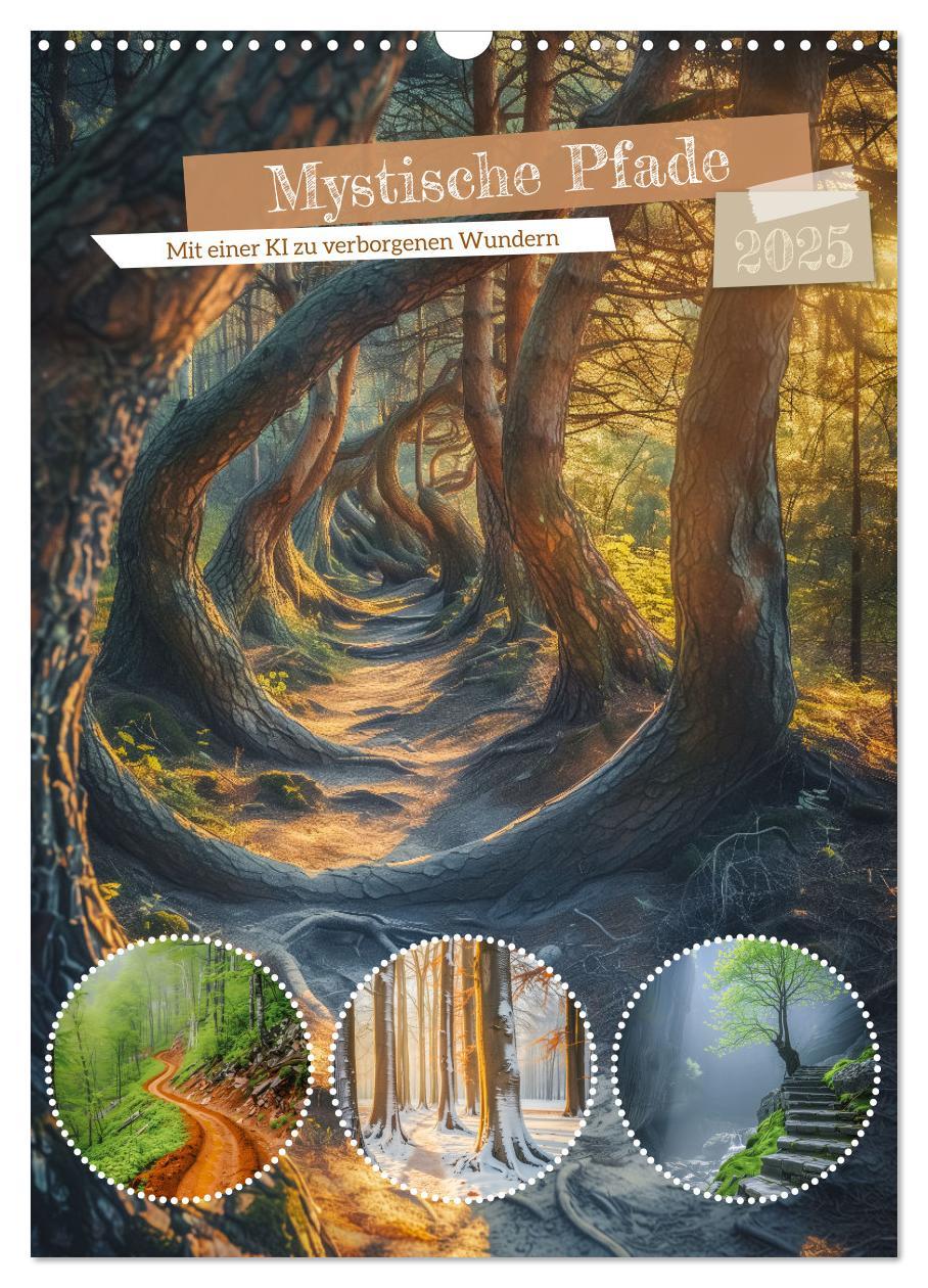 Cover: 9783383812712 | Mystische Pfade (Wandkalender 2025 DIN A3 hoch), CALVENDO...