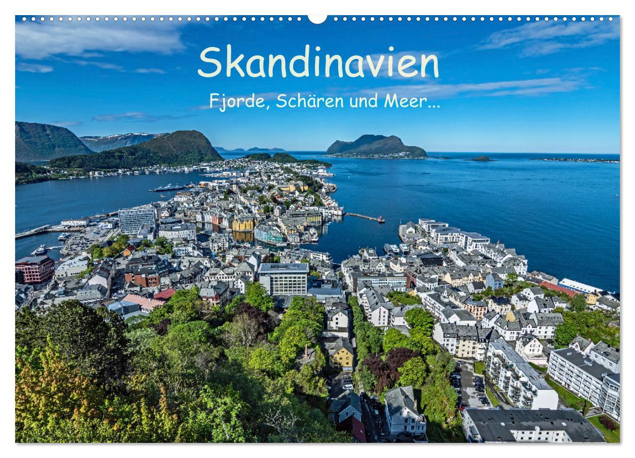 Cover: 9783435404346 | Skandinavien - Fjorde, Schären und Meer... (Wandkalender 2025 DIN...