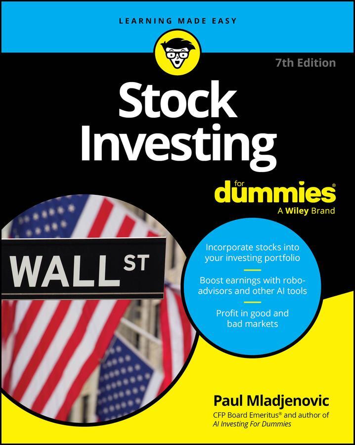 Cover: 9781394254569 | Stock Investing For Dummies | Paul Mladjenovic | Taschenbuch | 2024