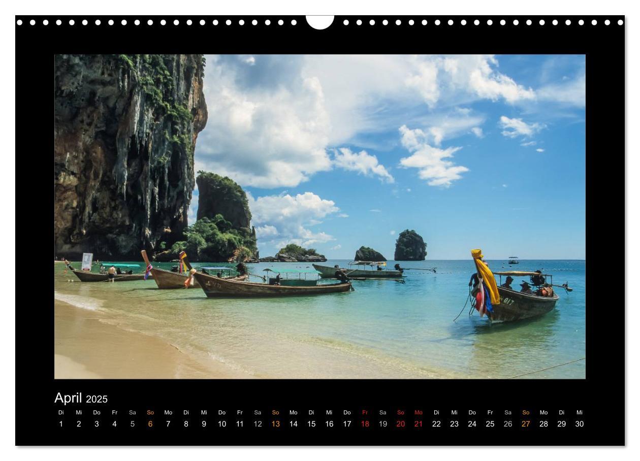 Bild: 9783435766031 | Thailand - Traumstrände und Tempel (Wandkalender 2025 DIN A3 quer),...