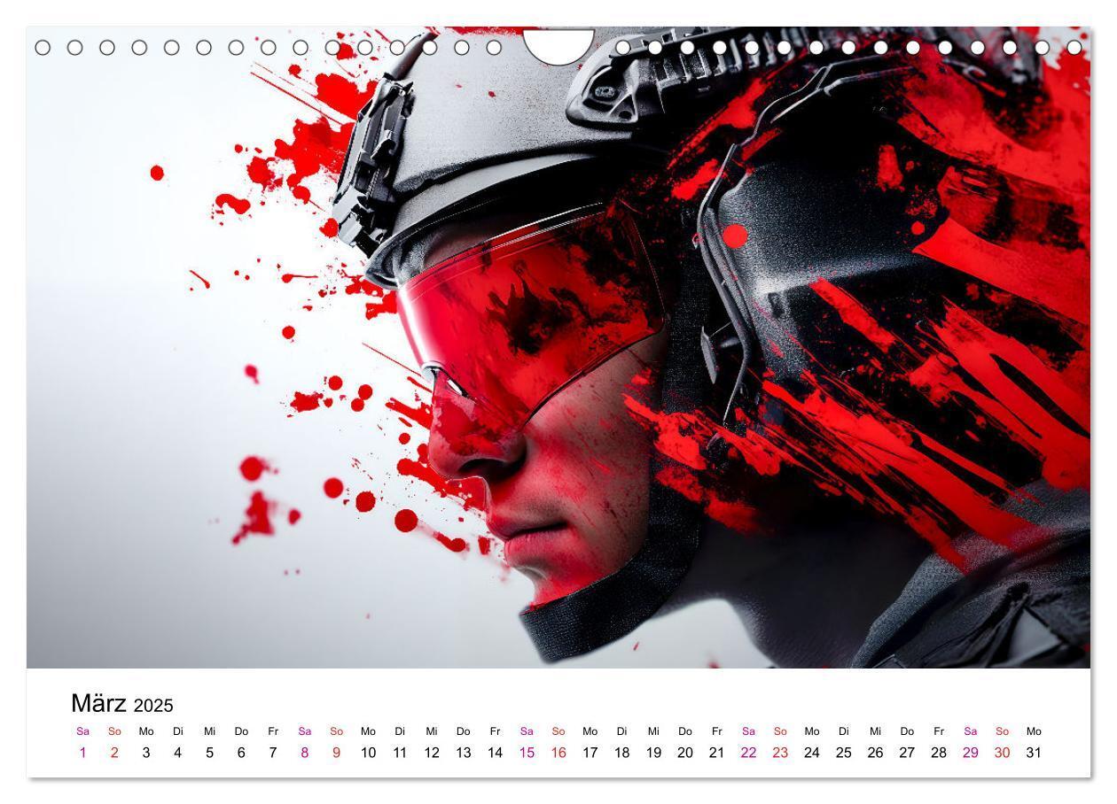 Bild: 9783457204573 | Paintball cool (Wandkalender 2025 DIN A4 quer), CALVENDO...