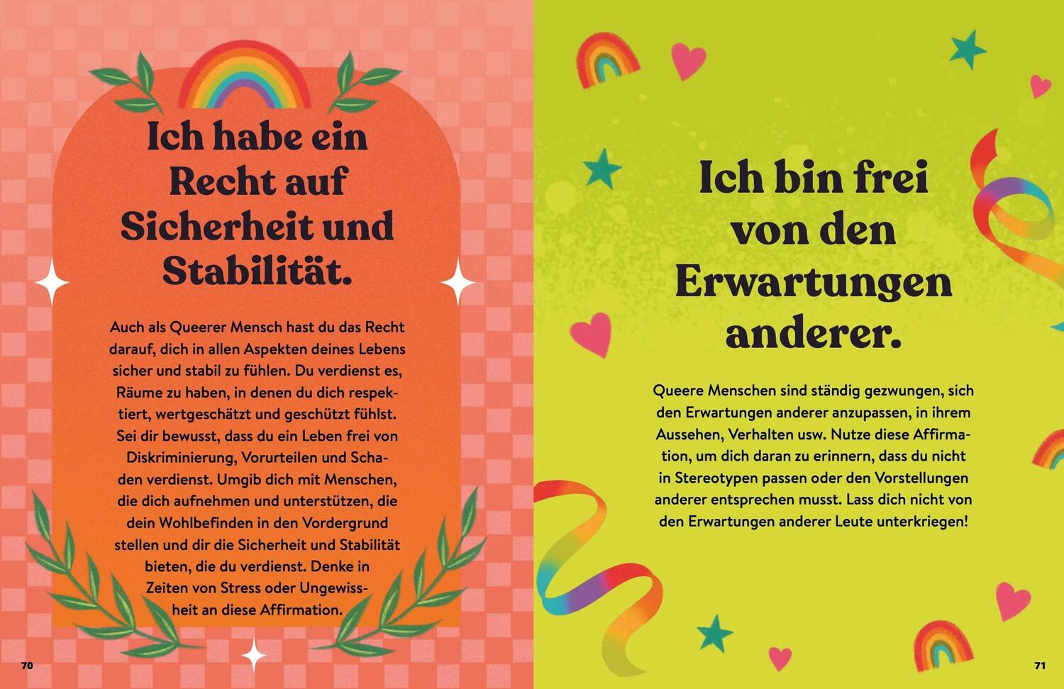 Bild: 9783949315619 | Queer Joy: 100 Botschaften, die empowern und inspirieren | Vosseteig