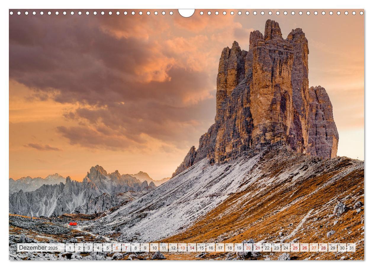 Bild: 9783383997631 | Bergwanderung Dolomiten rund um die Drei Zinnen (Wandkalender 2025...