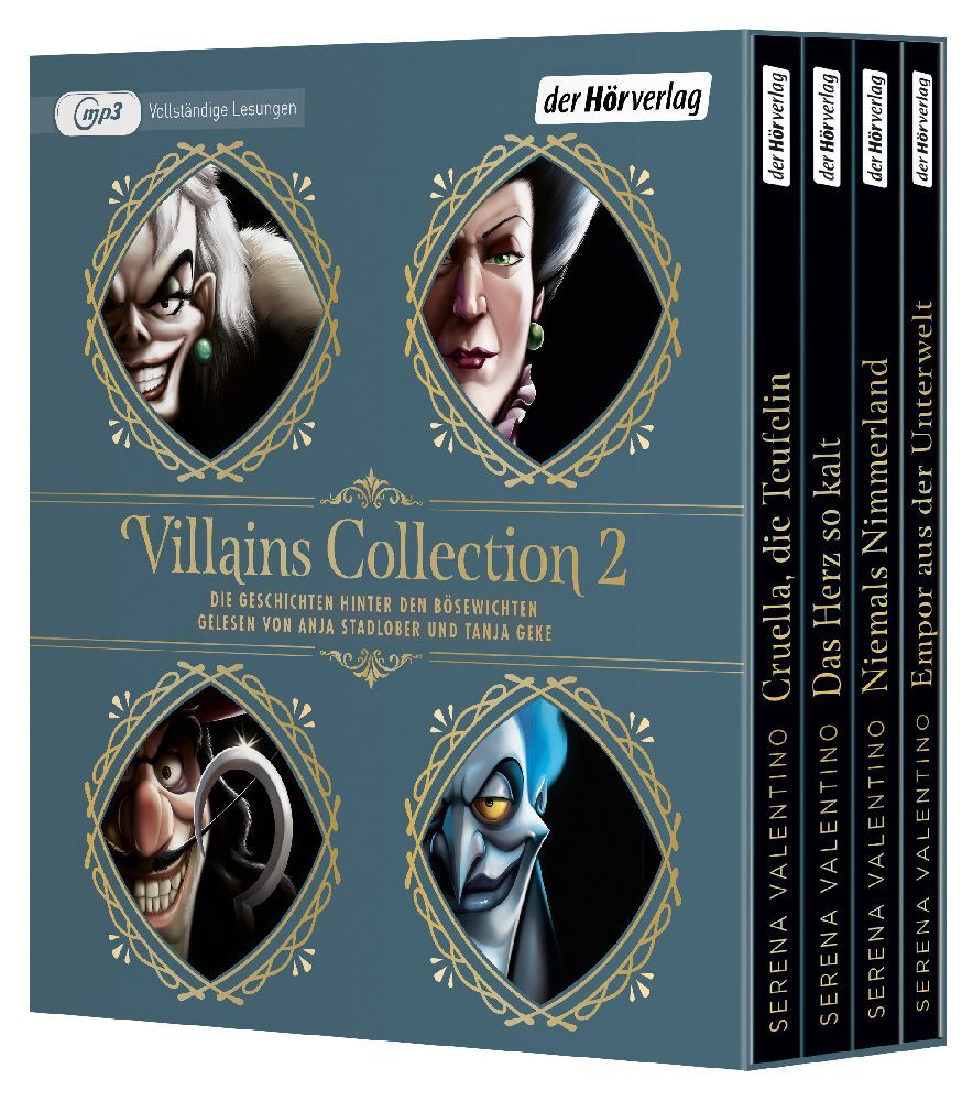 Cover: 9783844550146 | Villains Collection 2, 4 Audio-CD, 4 MP3 | Serena Valentino | Audio-CD