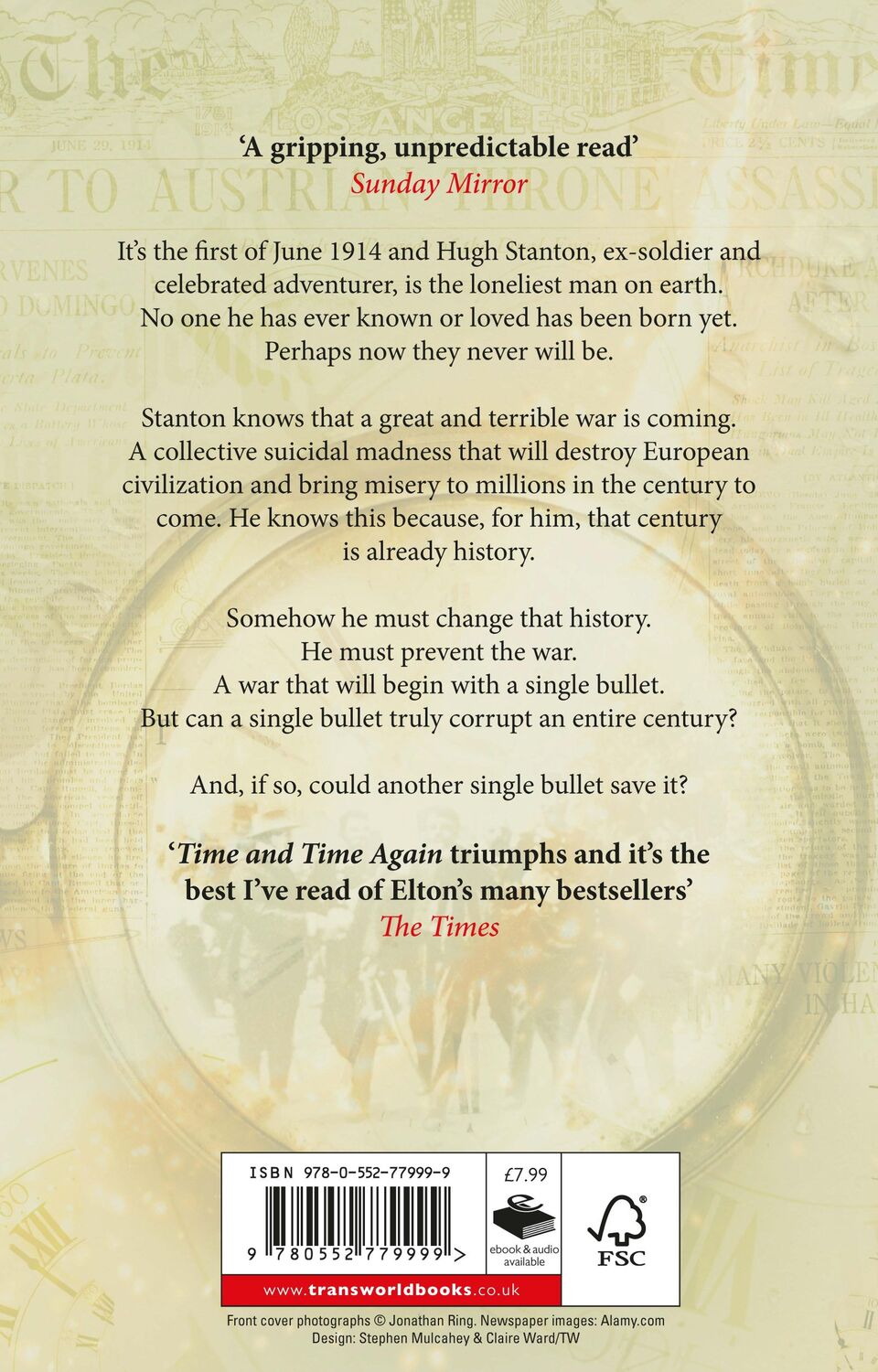 Rückseite: 9780552779999 | Time and Time Again | Ben Elton | Taschenbuch | Englisch | 2015