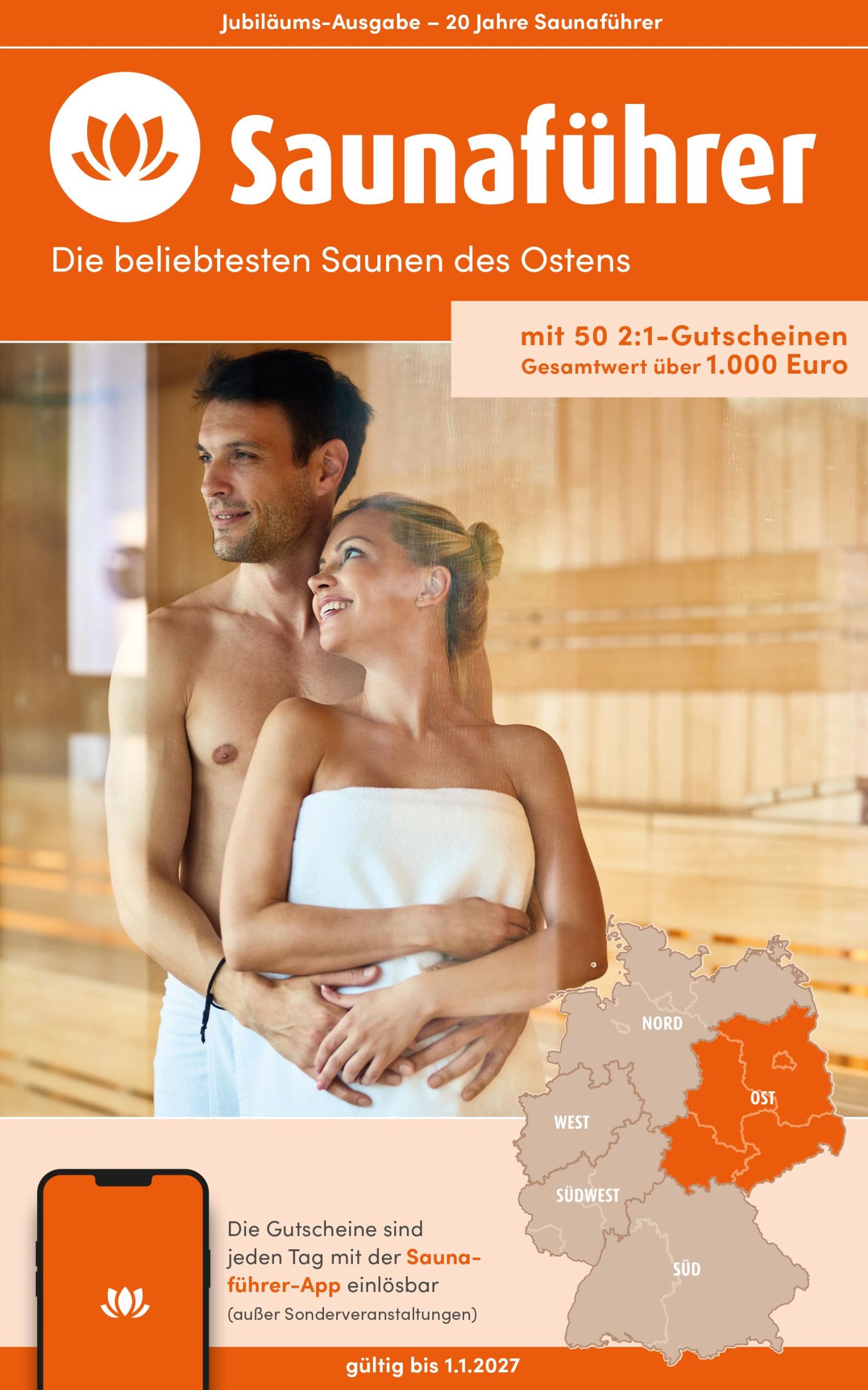 Cover: 9783866969964 | Osten Saunaführer - Die 50 beliebtesten Saunen für den Osten | GmbH