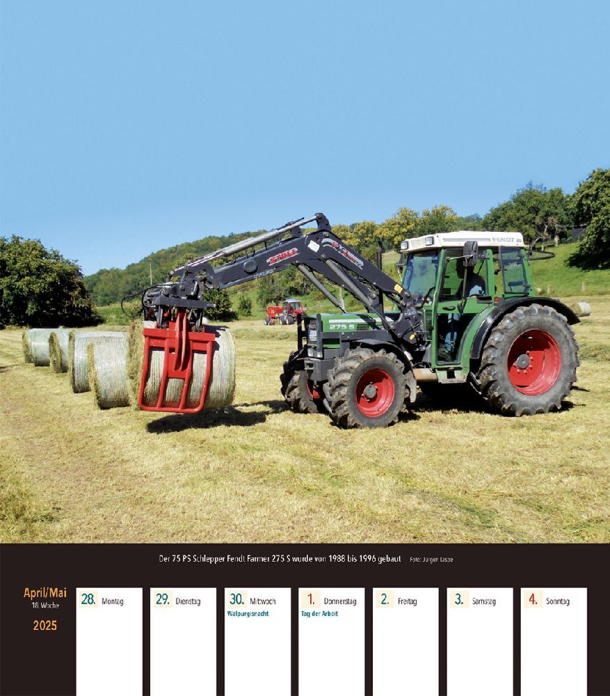 Bild: 9783751611183 | Fendt Traktoren 2025 Wochenkalender | Kalender | 53 S. | Deutsch