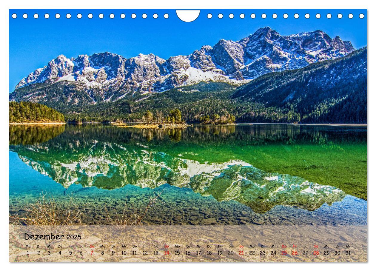 Bild: 9783435317219 | Naturparadies Zugspitzarena (Wandkalender 2025 DIN A4 quer),...